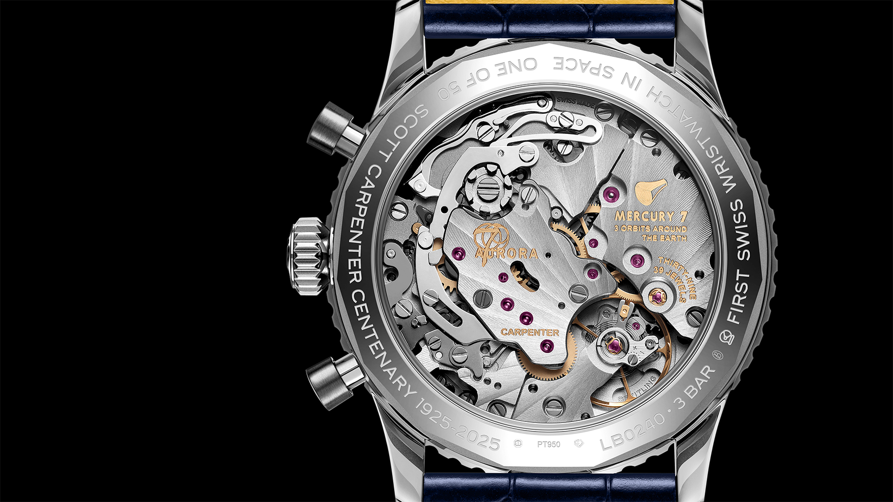 Breitling Navitimer B02 Chronograph 41 Cosmonaute Scott Carpenter Centenary Ref. LB0240211C1P1_CMYK